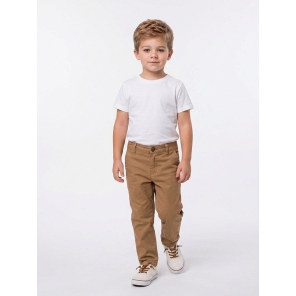 Carter's‎ Child of Mine Chino Pants Kids 4T Brown Excellent Cotton Twill Chinos